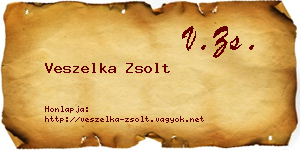 Veszelka Zsolt névjegykártya